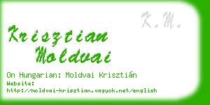 krisztian moldvai business card